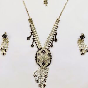 Rajasthani Gold-Plated Necklace Set – Full Shot