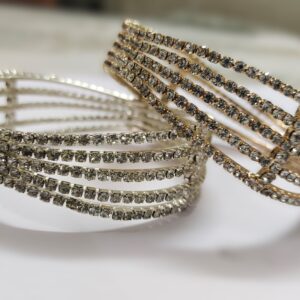 Jaipur Royal Diamond-Studded Bangle Set – Full Shot