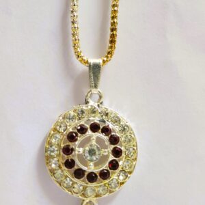 Jaipur Gold-Plated Necklace Set – Pendant Close-up